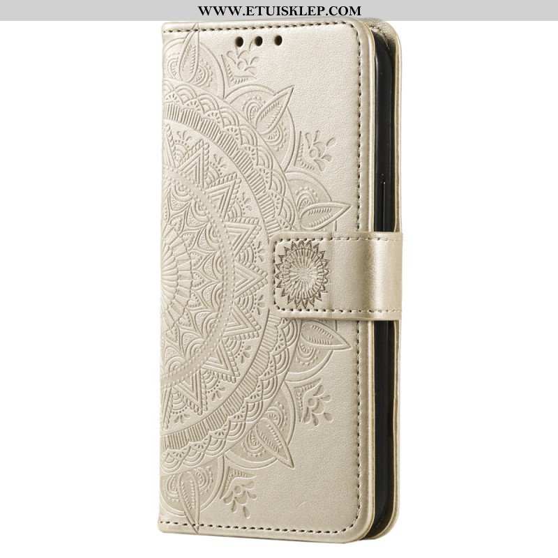 Etui Folio do Xiaomi Redmi Note 12 4G Mandala Sun Ze Smyczą